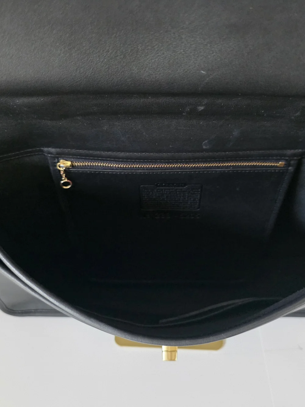 Coach Lexington Briefcase Messenger Bag Black Leather Laptop Work Bag